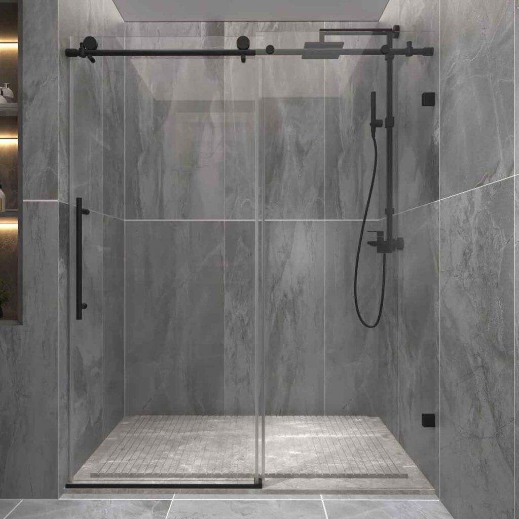 Shower glass partition in Dubai